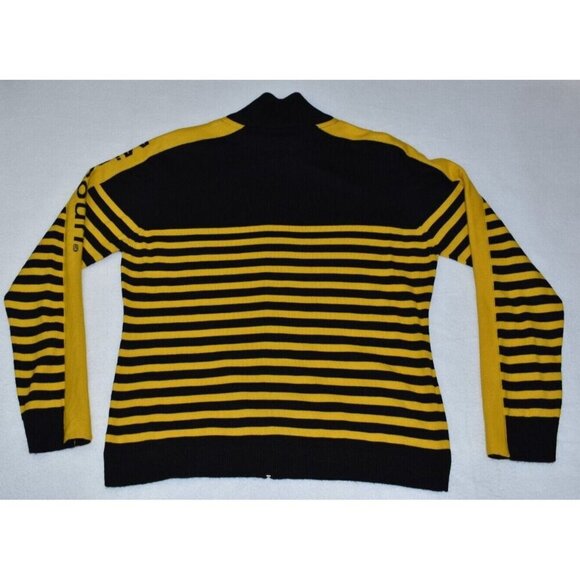 University of Missouri Emerson Street Unisex Sweater XL Yellow Cardigan Striped - Picture 10 of 12